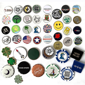 Custom Unique Designed Engraved Antique Single Double Sided Coin Ball Marker <strong>Golf</strong> - Product Image 6