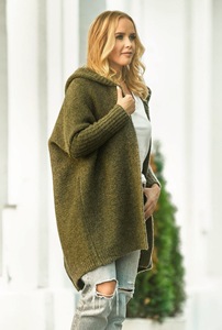 PASUXI automne nouveau <span class=keywords><strong>mi</strong></span>-<span class=keywords><strong>long</strong></span> tout match <span class=keywords><strong>Cardigan</strong></span> femmes lâche manches chauve-souris chandails pull à capuche ample veste <span class=keywords><strong>femme</strong></span> - Product Image 6