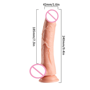 Dildo Realistis Bentuk Penis dengan Suction Cup Kuat, Bahan PVC, Panjang, dan Dapat Memancut Cairan untuk Wanita (Dropship) - Product Image 3