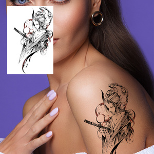 สติกเกอร์รอยสักชั่วคราวลายดอกไม้สีขาวเล็กๆ ปลอดสารพิษ กันน้ำ ลายเหมือนจริง สีใหม่ ชั่วคราวและไม่เป็นอันตราย - Product Image 2