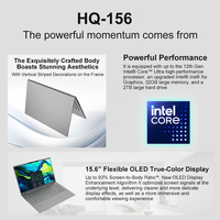 Wholesale 15.6" New Professional Laptop Intel Windows 11 English Keyboard IPS Panel 16:10 Display Ratio SSD+HDD Storage