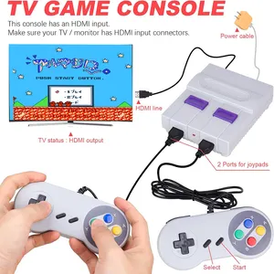 Controlador de consoles de videogame clássico familiar, console de videogame retrô infantil integrado 821, jogo HD Out