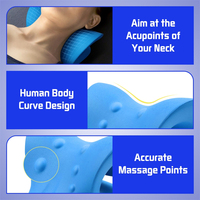 OEM ODM masseur de cou Traction chiropratique oreiller soulagement de la douleur cou et épaule relaxant dispositif de Traction cervicale civière de cou
