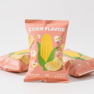 บรรจุภัณฑ์ขนมขบเคี้ยวแบบพองลมพิมพ์ลายตามสั่ง บรรจุภัณฑ์สุญญากาศสำหรับขนมขบเคี้ยว เช่น ข้าวอบกรอบ ชีสพัฟ นาโชส์ มันฝรั่งทอด - Product Image 3