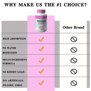 Probióticos para Mujeres - Salud Digestiva - Prebióticos Orgánicos, Extracto de Arándano - Venta al por Mayor - Personalizable - Provitalize - Product Image 4