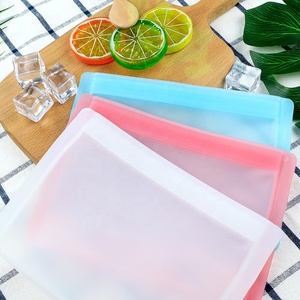 Sac de conservation alimentaire en silicone 1000/2000 ml, qualité alimentaire, réutilisable, sac en silicone réutilisable, sac alimentaire en silicone scellable - Product Image 4