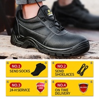 LANGTAN sepatu bot kerja kaki baja, sepatu bot keselamatan standar Eropa untuk musim panas musim gugur musim dingin-bengkel pabrik