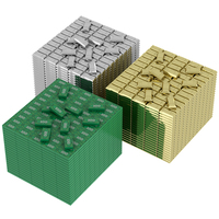 Millionnaire argent Dollar USD MOC blocs de construction en plastique semblant jouer décorations Souvenir enfants cadeau pour garçons
