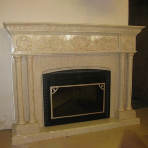 别墅装饰用多层大理石壁炉格里芬雕塑环绕 - Product Image 2