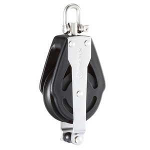 Roue simple de 76 mm avec poulie latérale à patins durable, diamètre du câble de 14 mm, manille rotative pour quincaillerie marine - Modèle SPB-7602F - Product Image 2