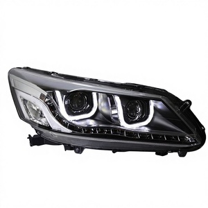 Vente flash : Ensemble de phares pour <span class=keywords><strong>Honda</strong></span> Accord 9e génération 2013-2015, LED DRL, double faisceau, lentille 6000K, <span class=keywords><strong>4000</strong></span> lumens, 24V - Product Image 2