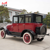 Voiture de tourisme électrique rétro de luxe personnalisée certifiée CE, 4 roues, 5 passagers, couleur personnalisée, pour parcs