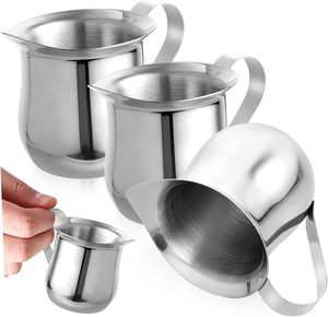 Outils de <span class=keywords><strong>Barista</strong></span> professionnels pichet à <span class=keywords><strong>lait</strong></span> Latte Art café pichet à <span class=keywords><strong>lait</strong></span> pichet pichet à <span class=keywords><strong>lait</strong></span> en acier inoxydable avec poignée - Product Image 1