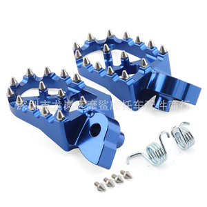 Pédales à pointes bleues Yamaha FYZ450 FWR450 FYZ1256585 YZ250FX WR250, pièces de moto tout-terrain - Product Image 3