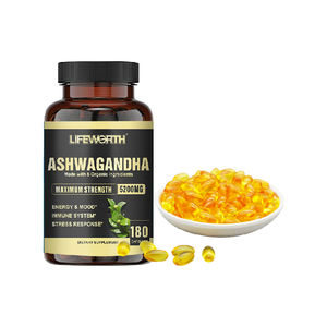 Lifeworth <span class=keywords><strong>Ashwagandha</strong></span> Wortel Extract Poeder Capsule Verlichten Stress Kruiden <span class=keywords><strong>Ashwagandha</strong></span> <span class=keywords><strong>Capsules</strong></span> - Product Image 3