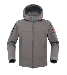 Chaqueta táctica de concha blanda para hombre, chaqueta informal a prueba de viento para entrenamiento al aire libre, chaqueta cortavientos gruesa para hombre, chaqueta Wam - Product Image 6