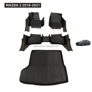Alfombrillas de Coche 5D Tpe, Material Perfecto, <span class=keywords><strong>3</strong></span> Piezas, Alfombrillas de Piso Tpe para Coche, Accesorios Interiores para <span class=keywords><strong>MAZDA</strong></span> <span class=keywords><strong>3</strong></span> 2018-2021 - Product Image 1