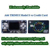 TRIMUI MODEL S Console de jeu portable Écran IPS de 2 pouces Mini machine à cartes rétro portable en gros