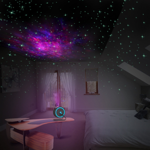 Per Lonvis Modern 360 °   Proiettore LED USB Rotante con Effetto <span class=keywords><strong>Cielo</strong></span> Stellato, Luci Laser per Atmosfera Interna del Soggiorno - Product Image 2