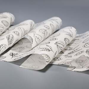 Papier alimentaire anti-graisse, doublures pour paniers à nourriture, papiers de cuisson pour pain, sandwichs, hamburgers - Product Image 1