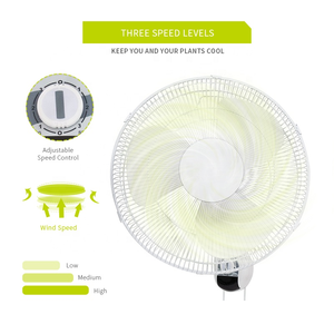 Ventilador Oscilante de Pared de Alta Calidad de 16 Pulgadas, Potente para Invernadero, Ventilador de Pared de 16 Pulgadas - Product Image 3