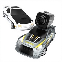 JJRC Nouveau modèle transfrontalier Mini voiture de course électrique télécommandée à quatre roues motrices haute vitesse avec caméra, jouet C8827Pro