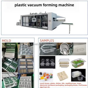 Máquina de Termoformado al Vacío de Plástico Usada <span class=keywords><strong>para</strong></span> la Fabricación de Platos Biodegradables <span class=keywords><strong>para</strong></span> Contenedores de Alimentos con Certificación CE, Bajo Consumo de Energía y Alta Estabilidad - Product Image 4