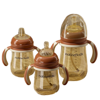 Produk bayi botol air bayi Sippy cangkir bayi untuk balita dengan sedotan anti tumpah cangkir pembelajar dengan pegangan