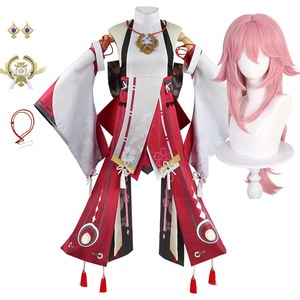 Juego <span class=keywords><strong>Genshin</strong></span> <span class=keywords><strong>Impact</strong></span> Guuji <span class=keywords><strong>Yae</strong></span> <span class=keywords><strong>Miko</strong></span> <span class=keywords><strong>Cosplay</strong></span> disfraz 2017 - Product Image 1