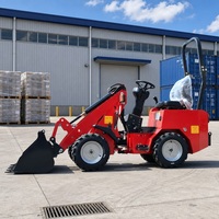 Produk Laris Mini Wheel Loader Diesel Multifungsi Hidrolik Wheel Loader Pengangkut Material Wheel Loader Pertanian