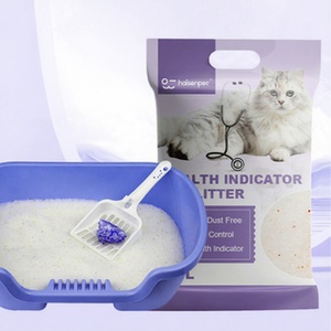 Arena para Gatos de Gel de Sílice, Popular, Novedosa, de Bajo Rastreo, Mayor Duración, Ligera, para Pruebas de PH, Control de Olores, Altamente Absorbente, Libre de Polvo - Product Image 1