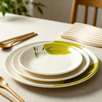 Assiettes en mélamine épaissies résistantes à la chaleur NEWELL avec logo personnalisé, motif uni pour la publicité et les promotions, et cadeaux personnels
