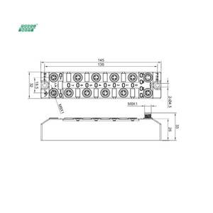 New Profinet Communication <strong>Protocol</strong> Remote 8-port I/O <strong>Sensor</strong> 001CA5 Narrow Module IP67 Fieldbus - Product Image 2