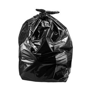 Bolsa de Basura de Plástico PET Resistente y Ecológica, Negra, Grande, para Residuos de Construcción, Logotipo Personalizable, Sellada con Calor - Product Image 3