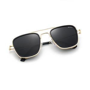 Gafas de sol Gentle Monster 2001 unisex con lentes TAC, protección UV400, montura metálica, color dorado y plateado - Product Image 2