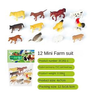 Mini insecto Animal y dinosaurio modelo de juguete simulación transfronteriza granja caballo araña animales marinos Material plástico para juegos de niños - Product Image 6