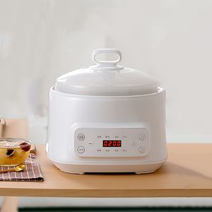 <span class=keywords><strong>Mijoteuse</strong></span> électrique entièrement automatique en céramique multifonctionnelle 3L pour le ménage pour la soupe de nid d'oiseau - Product Image 2