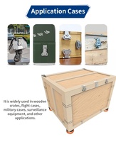 Cas de vol bascule moraillon serrure armoire tiroir serrure valise attache aile tourner loquet papillon loquet