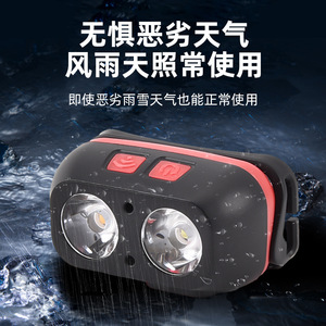 Headlamp Rechargeable Led 500W Ultra Bright For Camping Cycling Mountaineering Fishing Lightweight - Product Image 5