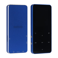 Lecteur MP3/MP4 sans fil Bluetooth en métal avec carte intégrée de 16 Go, lecteur de musique multilingue, vente en gros
