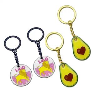 Llaveros Personalizados al por Mayor, Diseño 2D, Esmalte Suave, Níquel Antiguo, Llavero de Aleación de Zinc, Llaveros Metálicos - Product Image 4