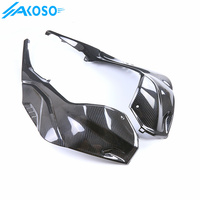 AKOSO Carénage latéral de réservoir de carburant entièrement fermé en fibre de carbone 3K 100% pour moto BMW S1000RR S1000R M1000RR 2019-2026