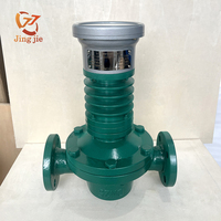 Jingjie Factory Wholesale High Accuracy Oval Gear Flow Meter Mechanical Pointer Digital LCD Display for Liquid Oil Water High