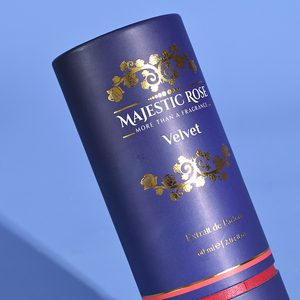 Emballage personnalisé alimentaire rond de luxe Tube en carton noir Push Up feuille d'or papier Tube boîte d'emballage - Product Image 4