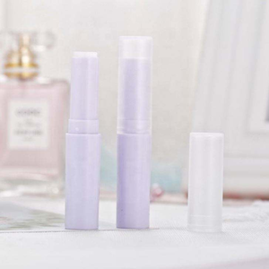 Empty 4ml matte purple tube Matte PP lip balm container Screw cap cosmetic tube Purple cosmetic use tube - Product Image 4
