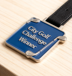 Etiqueta de Metal Personalizada con Logotipo OEM para Bolsa de Golf, Etiqueta de Zinc Grabada para Membresía de Club, Etiqueta de Equipaje, Regalo Personalizado para Torneos, MOQ Bajo - Product Image 2