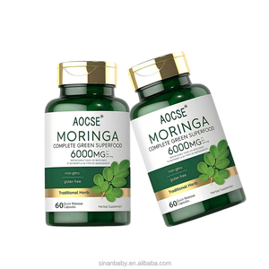 Kapsul Ekstrak Daun <span class=keywords><strong>Moringa</strong></span> Organik Dosis & Kemasan Dapat Disesuaikan Dukungan Energi & Imunitas Vitamin B C Kalsium Zat Besi Mineral - Product Image 2