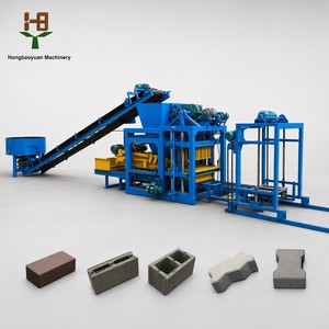 Precio de Fábrica: Línea de Producción de Ladrillos de Hormigón Totalmente Automática Qt4-25d para Fabricación de Ladrillos con Apilador de Bloques en Línea - Product Image 2