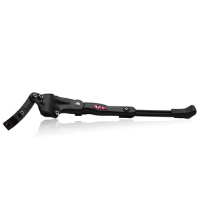 Béquille latérale de vélo Teraysun HS-Z003 réglable en alliage d'aluminium léger, universelle, antidérapante, noire, pour vélos de 24 à 26 pouces - Product Image 1