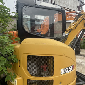 รถขุดขนาดเล็ก CAT 303.5E มือสอง น้ำหนัก 3.5 ตัน รถขุดไฮดรอลิกแบบตีนตะขาบ เครื่องจักรก่อสร้างขนาดกะทัดรัด - Product Image 5
